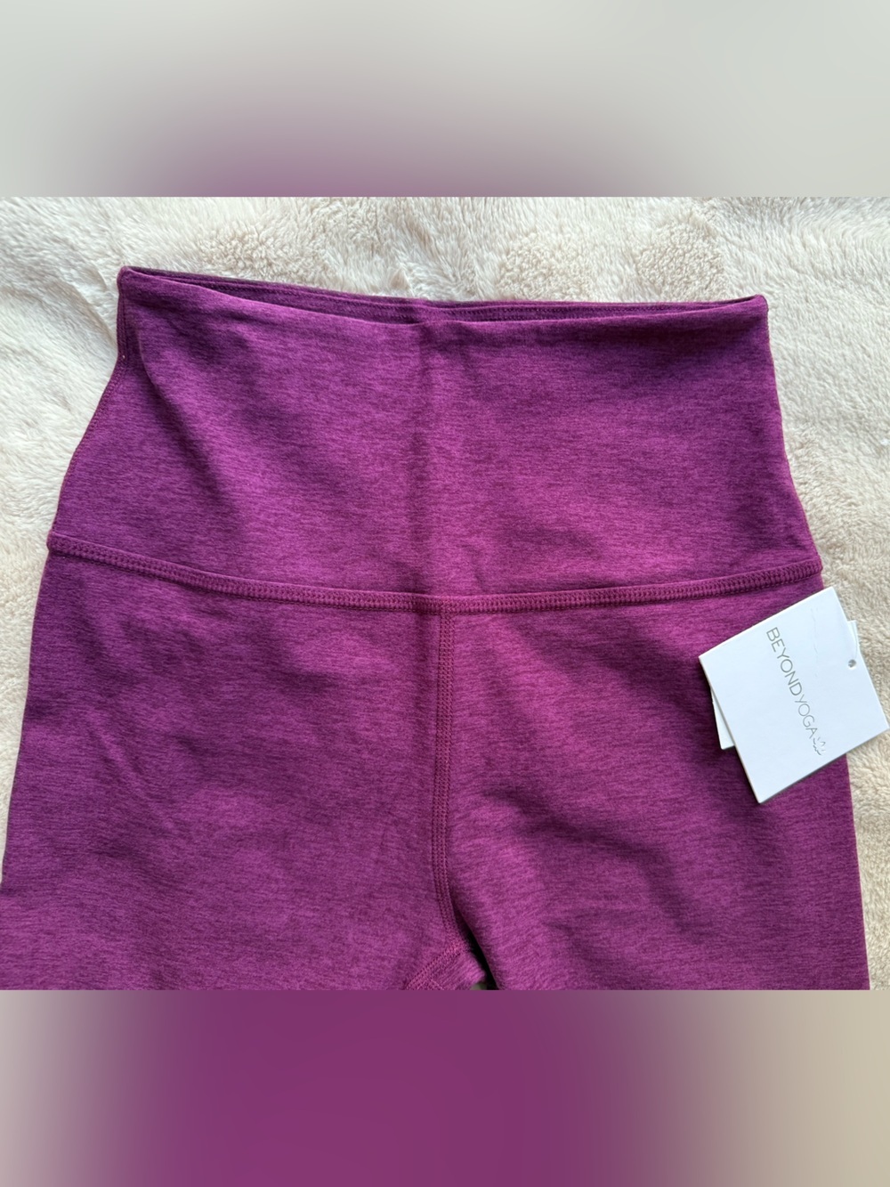 NWT Beyond Yoga Spacedye Caught In The Midi Legging Aubergine Beet Size M - Picture 8 of 13